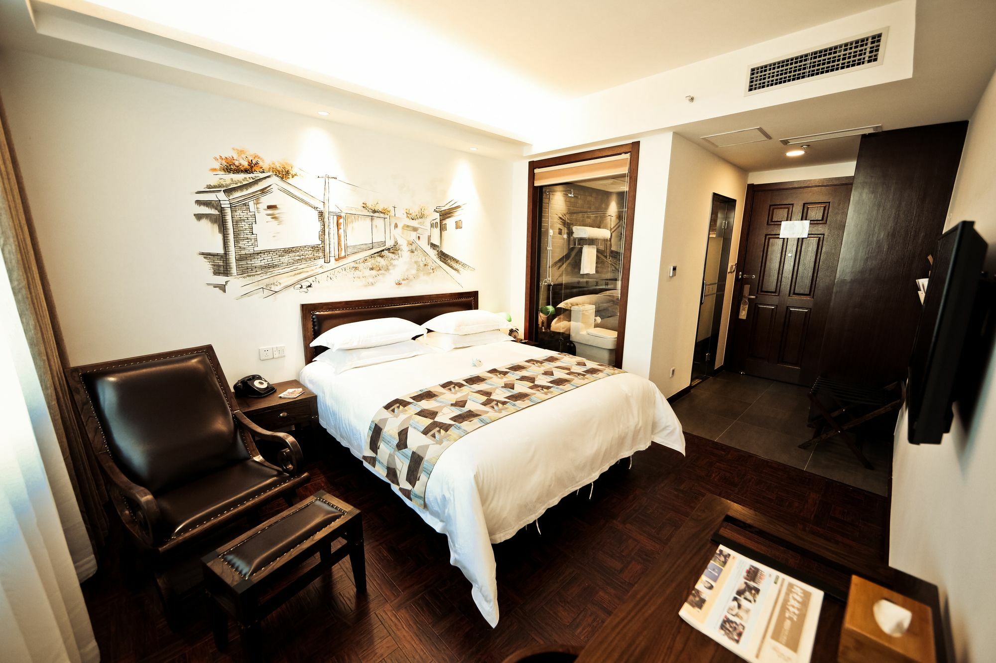 Nost Algia Hotel Near Beijing Panjiayuan Antique Market- Beijing Happy Valley, Cbd, China Zun And Sanlitun, Tian'Anmen Square, Free Ice Cream, Mineral Water, Coffee, Snacks And Laundry Service, Free Gymnastic, English Communication Well Extérieur photo